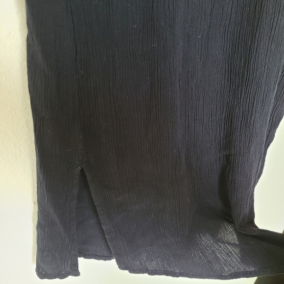 《Vintage soft black gauze dress》 - Picture 9 of 13